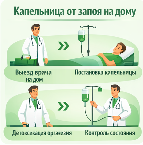 капельница от запоя в Пушкине в клинике Санати